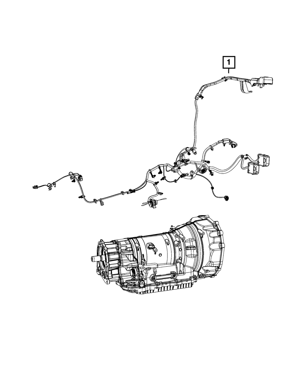 2021-2023 Jeep Transmission Wiring 68480425AB | Mopar eStore