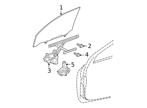 Rear Door for 2007 Toyota RAV4 #1