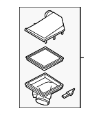 13717604404 - Engine: Air Cleaner Assembly for BMW Image