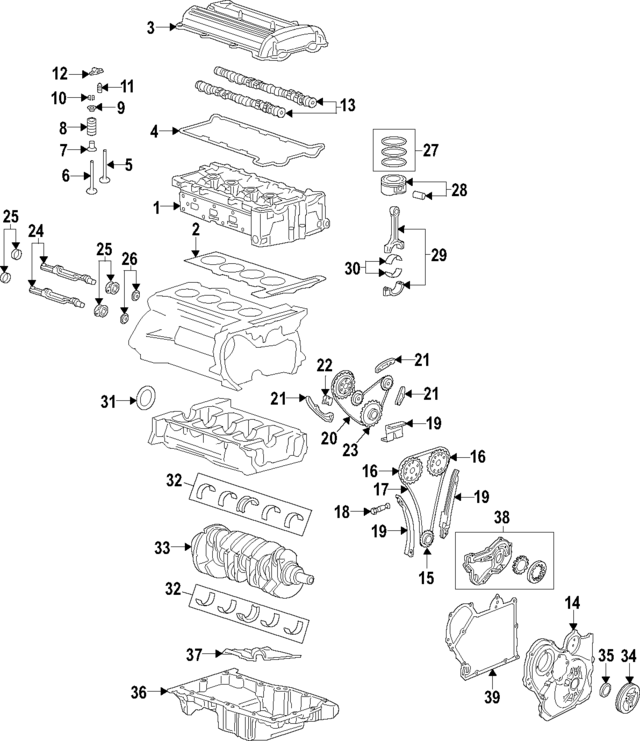 12611196 - Engine: Head Gasket for GM Image