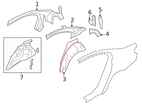 Inner Structure for 2010 BMW 750Li #0