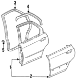 67510SV4508ZZ - Body: Door Shell for Honda: Accord Image