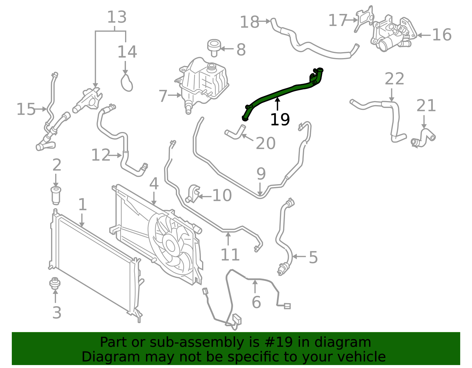 L33X-15-190 - Water Pipe - 2007-2009 Mazda 3 | Mazda Swag