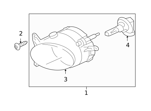 Bulbs - Chassis for 2009 Mitsubishi Lancer #3