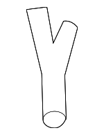 61661378617 - : Vent Tube Y-Connector for BMW Image