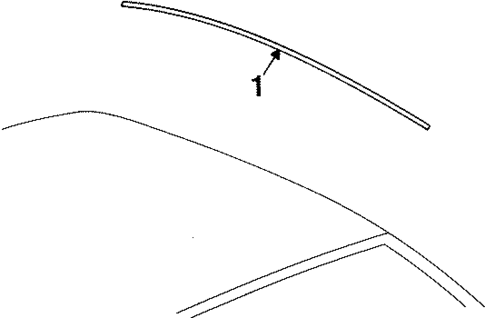 Exterior Trim - Roof for 2003 Oldsmobile Aurora #0