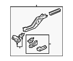 65610ST8A02ZZ - Body: Rail Assembly for Acura Image
