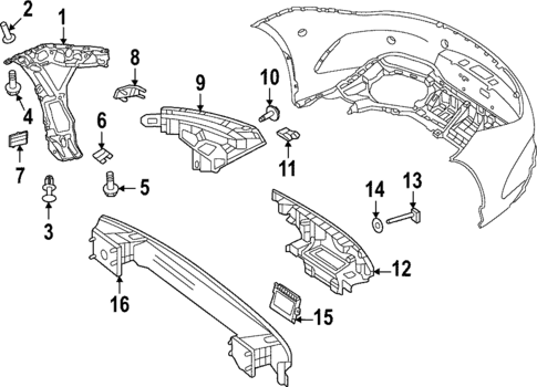 Bumper & Components - Rear for 2022 Mercedes-Benz SL 55 AMG&reg; #1