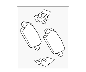 85127928 - : Pad Kit for GM Image