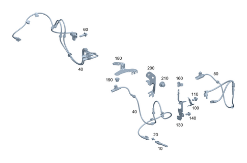 Front Axle Wiring for 2025 Mercedes-Benz G580 #0