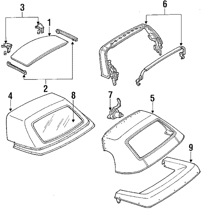 FB67R1212C07 - : Convertible Top for Mazda Image