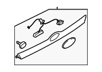 91111FG060NN - Body: Lift Gate Trim for Subaru Image