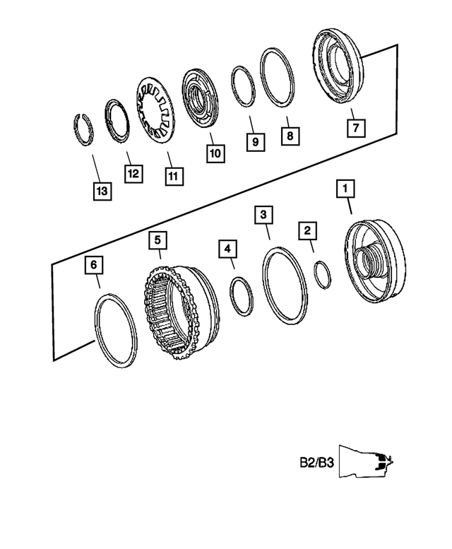 52108185AA - Automatic Transmission 5 Speed [DGZ]: Transmission Seal for Mopar Image