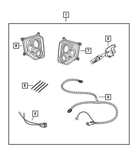 Fog Lights & Electrical for 2008 Jeep Liberty #0