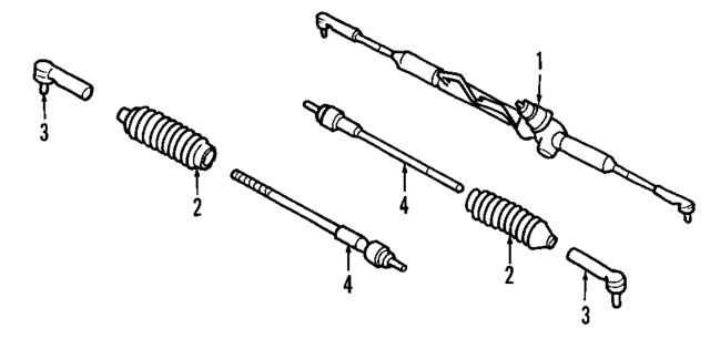 4800MET000NW - : Value Advantage™ RACK AND PINION for Nissan Image