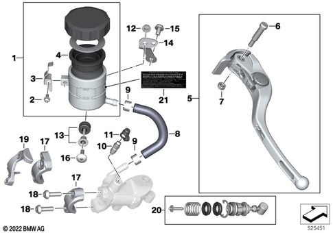 Control Assembly for 2022 BMW-Motorrad M 1000 RR #1