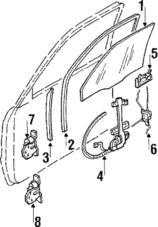 H26159598 - : Bracket B Wndw for MAZDA Image