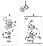 B722013E11 - HVAC: Blower Motor for Nissan: Maxima, Pulsar NX, Sentra, Stanza Image