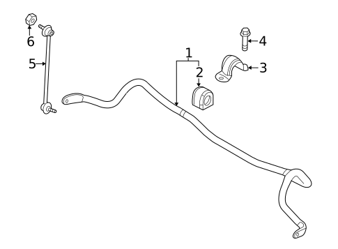 Stabilizer Bar & Components for 2024 Mazda 3 #0