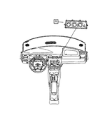 55111937AB - Electrical: A/c And Heater Control for Mopar Image