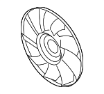 17417504732 - Cooling System: Fan Blade for BMW: 745i, 745Li, 760i, 760Li, X5 Image