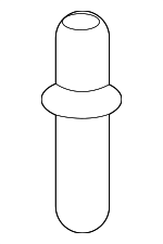 19106RSHE00 - Cooling System: Engine Coolant Overflow Hose Adapter for Honda: Clarity, CR-V, CR-Z, Insight Image