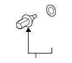 37870RWCA01 - Cooling System: Temp Sensor for Honda: Accord, Civic, Clarity, CR-V, CR-Z, Crosstour, Fit, HR-V, Insight Image
