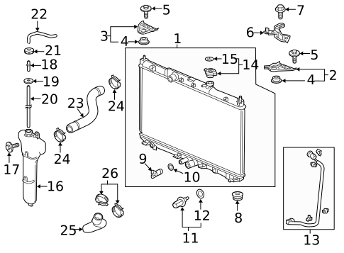 Bumper & Components - Front for 2021 Honda Clarity #8