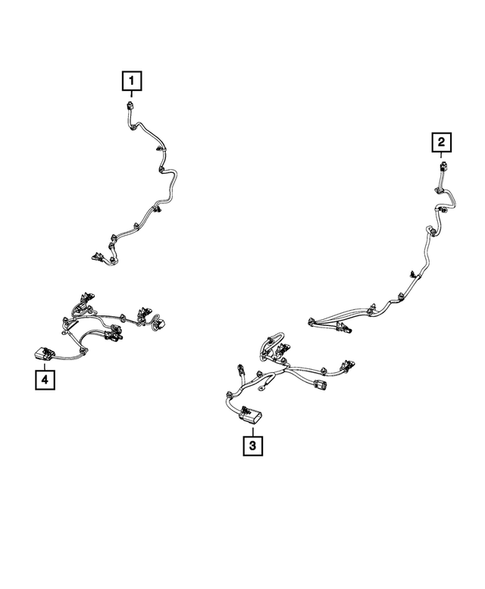 Wiring-Body and Accessories for 2018 Jeep Wrangler #7