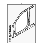 8Y5809840 - Body: Aperture Panel for Audi: A3, A3 Quattro, RS3, S3 Image