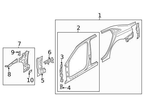 Aperture Panel for 2023 Audi A3 Quattro #0