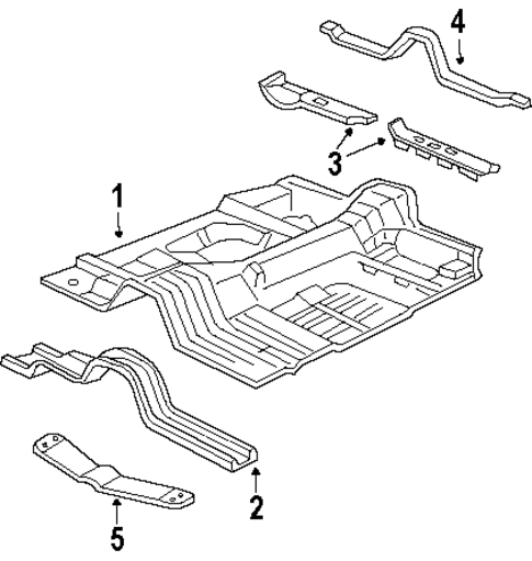 Floor for 2002 Pontiac Firebird #0