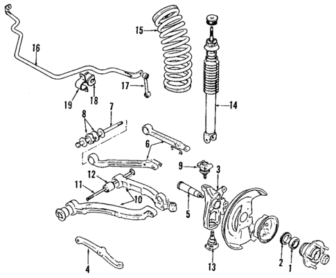Suspension Components for 1994 Jaguar XJS #0