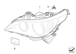 63127177732 - Lighting: Headlight Right for BMW Image