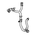 4655008003 - : Radiator Hose for Mercedes-Benz Image