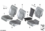 52101945543 - Seats: Clamp for BMW Image