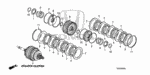 22533PX4010 - Transmission - Automatic: SEAT, RETURN SPRING for Honda Image