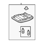 19184649 - Body: Reading Lmp Assembly for Pontiac: Vibe Image image