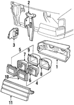 20724847 - Electrical: Panel for Oldsmobile: Toronado Image
