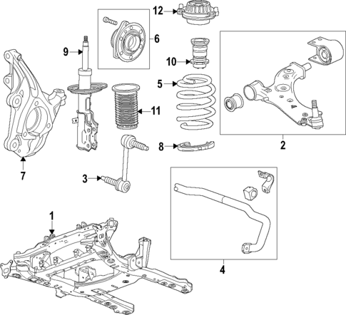 Front Suspension for 2025 Cadillac OPTIQ #0