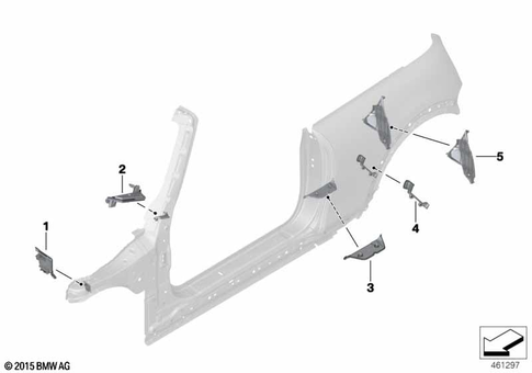 Body Side Panel for 2020 Mini Cooper S #3