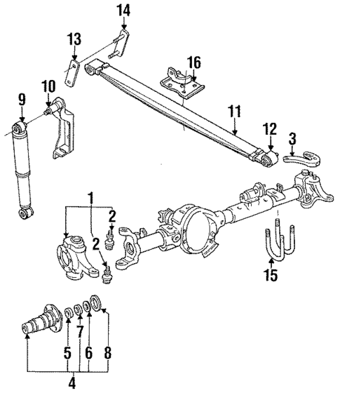 Suspension Components for 1990 Dodge W150 #2