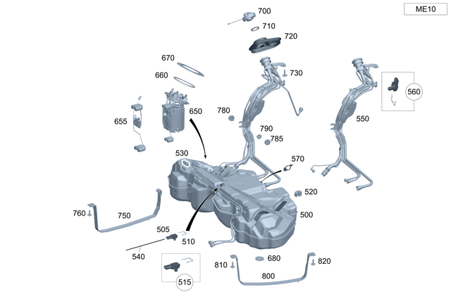 9057021 - : Pressure Sensor for Mercedes-Benz: AMG GT 63 Pro, AMG GT 63 S E Performance, GLE450e, SL63 AMG S E Performance Image