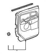 15125927 - Body: Door Trim Panel for Chevrolet: Colorado | GMC: Canyon Image