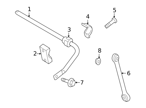 Stabilizer Bar & Components for 2011 Audi R8 #1