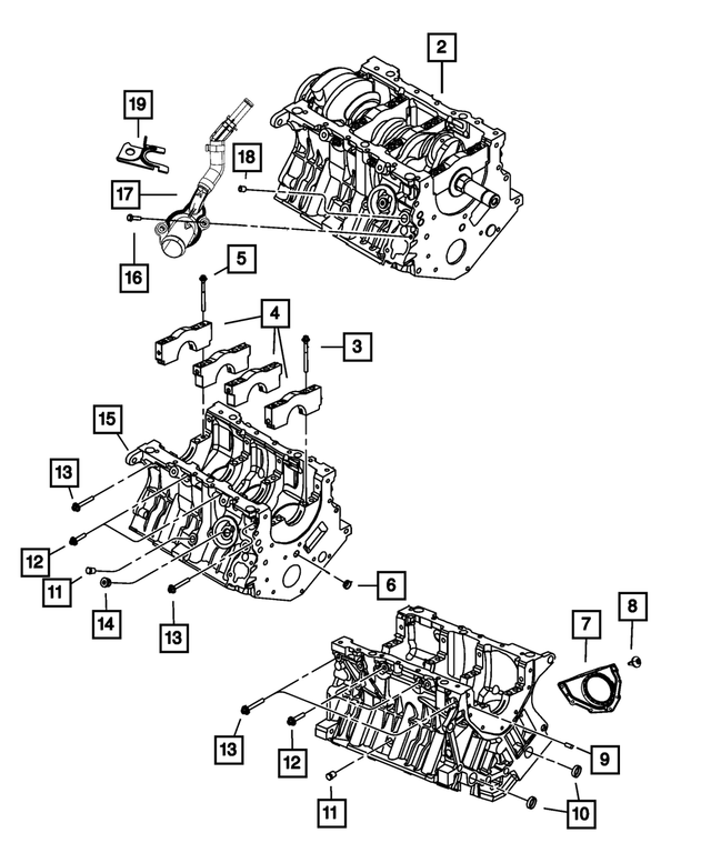 6503948 - 3.5L Gas; Engine: Hex Flange Head Bolt for Mopar Image