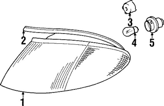9231234500 - : Signal Lamp Assembly Gasket for Hyundai Image