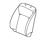 81121T5RA71ZA - : 2017 Honda Fit - Cover R Front Seat-Back Trim *NH900L* (Deep Black) for Honda: Fit Image