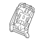 81126T5RA01 - Body: Seat Back Frame for Honda: Fit, HR-V Image
