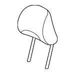 81140T5RA31ZA - : Headrest for Honda Image